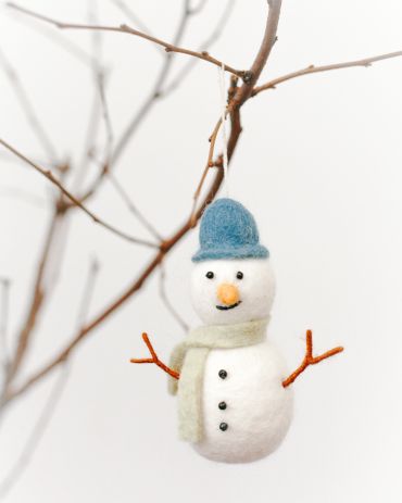 Snowman Felt Ornament	